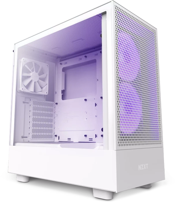 NZXT H5 Flow RGB, weiß, Glasfenster