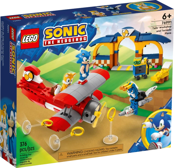LEGO Sonic the Hedgehog - Tails Tornadoflieger mit Werkstatt