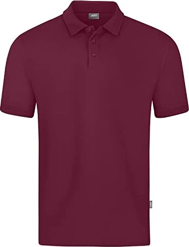 Jako Polo Doubletex Poloshirt kurzarm maroon