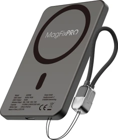 XLayer MagFix Pro Powerbank Ultra Slim 5000mAh schwarz