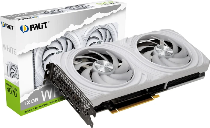 Palit GeForce RTX 4070 Dual White Edition, 12GB GDDR6X, HDMI, 3x DP