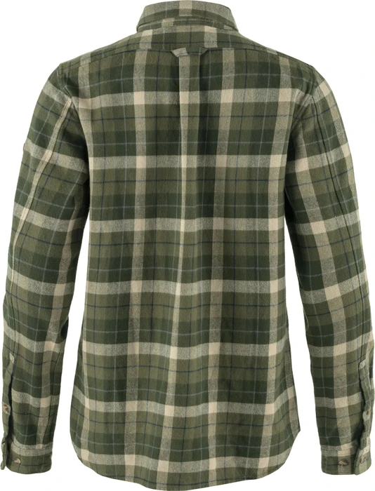 Fjällräven Värmland Heavy Flannel Hemd langarm green/deep forest (Damen)