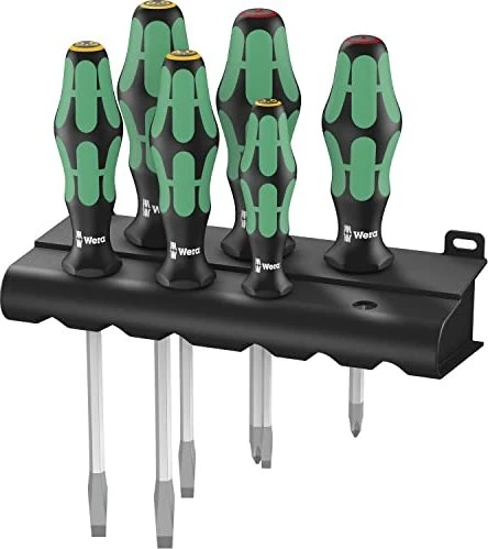 Wera Kraftform Plus Serie 300 334 SK/6 Schraubendrehersatz, 6-tlg.