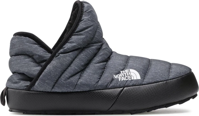 The North Face Thermoball Traction Winter phantom grey heather print/tnf black (Damen)