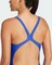 adidas 3 Bar Logo Badeanzug semi lucid blue/white (Damen) Vorschaubild