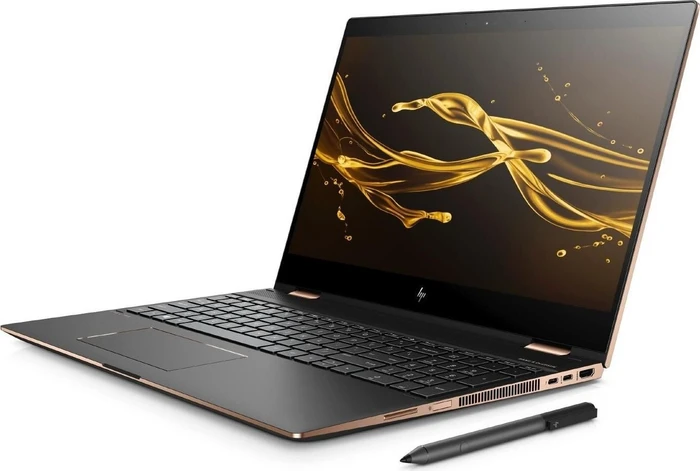 HP Spectre x360 Convertible 15-ch004ng, Dark Ash Silver, Core i7-8705G, 16GB RAM, 512GB SSD, Radeon RX Vega M GL Hybrid, DE