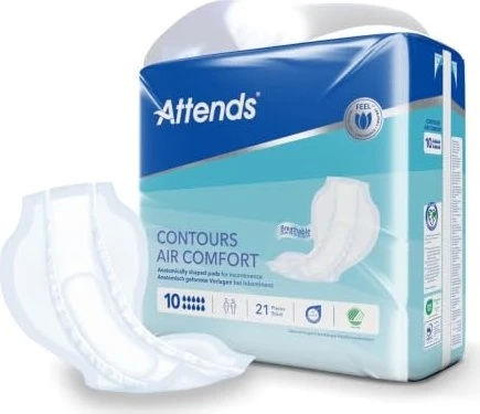 Attends Contours Air Comfort 10 Hygieneeinlage, 21 Stück