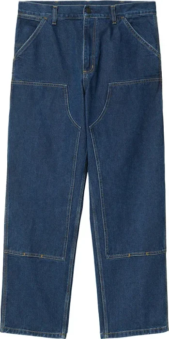 Carhartt Double Knee Jeans blue/stone washed (Herren)