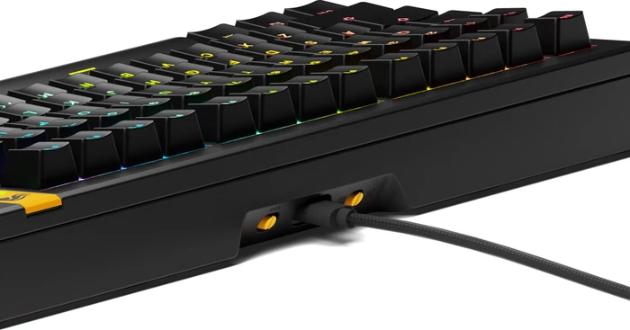 Glorious GMMK 3 HE 75% Pre-built Gaming Keyboard, schwarz, LEDs RGB, Glorious Fox HE, USB, DE