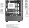 Mars Gaming MCN2 Black, Glasfenster Vorschaubild