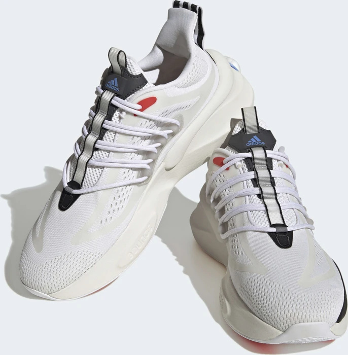 adidas Alphaboost V1 Sustainable Boost cloud white/blue fusion/bright red