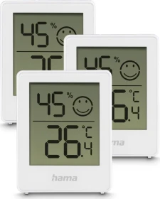 Hama Cres Funkwetterstation weiß, digital, 3 Stück