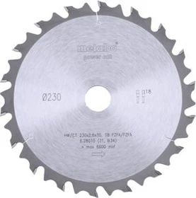 Metabo Power Cut Kreissägeblatt 18Z, 230x1.8x30mm, 1 Stück