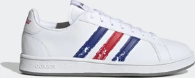 adidas Grand Court Base cloud white/royal blue/scarlet (Herren)