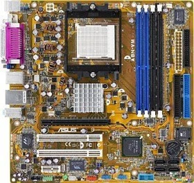 ASUS A8N-VM CSM, GeForce 6150/MCP430 (dual PC-3200 DDR)