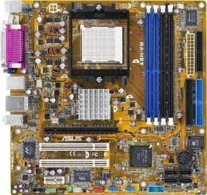 ASUS A8N-VM CSM, GeForce 6150/MCP430 (dual PC-3200 DDR)
