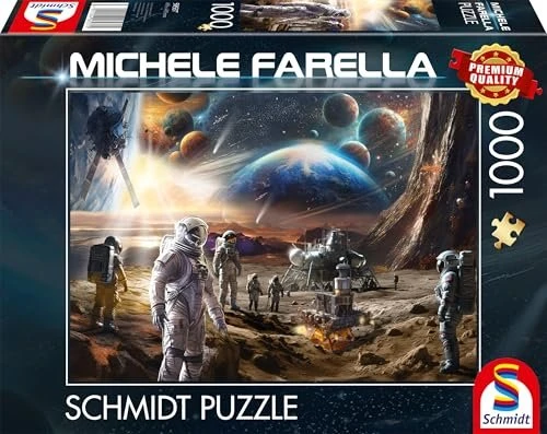 Schmidt Spiele Michele Farella: Unendliche Welten - Raumfahrtmissionen (1000 Teile) Image