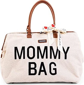 Childhome Mommy Bag teddy/altweiß