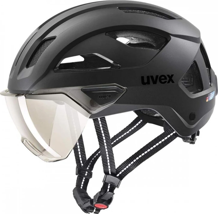 UVEX Stride Visor Helm black matt