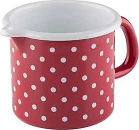 Riess Country Schnabeltopf 12cm 1l pünktchenrot