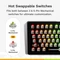 Glorious GMMK 3 75% Pre-built Gaming Keyboard, schwarz, LEDs RGB, Glorious Fox MX, USB, UK Vorschaubild