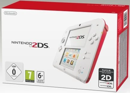Nintendo 2DS weiß/rot