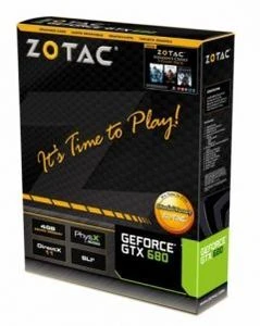 Zotac GeForce GTX 680, 4GB GDDR5, 2x DVI, HDMI, DP