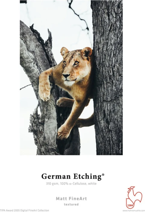 Hahnemühle Digital Matt FineArt German Etching Fotopapier matt, 24", 310g/m², 12m (10 643 123)