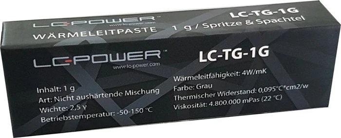 LC-Power LC-TG Wärmeleitpaste 1g, inkl. Spatel