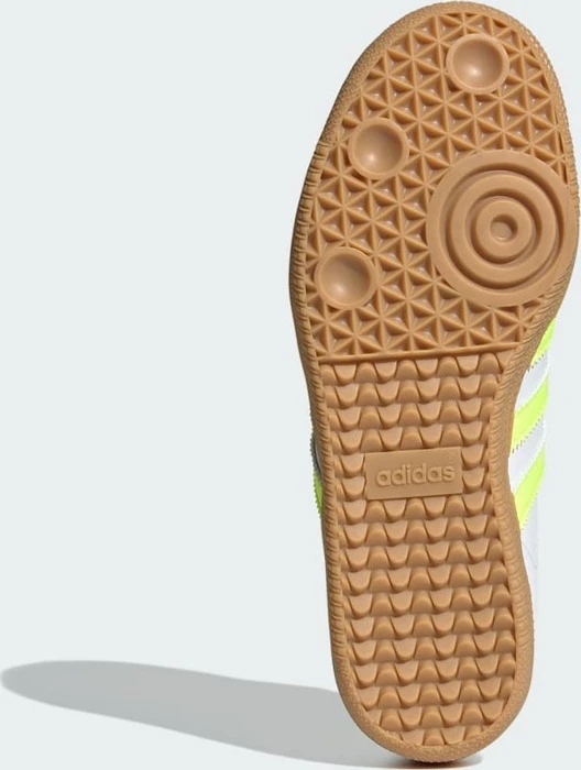 adidas Samba OG cloud white/signal green/gum (Junior)