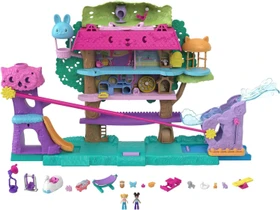 Mattel Polly Pocket - Pollyville Tierparty Baumhaus