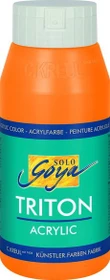Kreul Solo Goya Triton Acrylic Acrylfarbe, fluoreszierend orange, 750ml