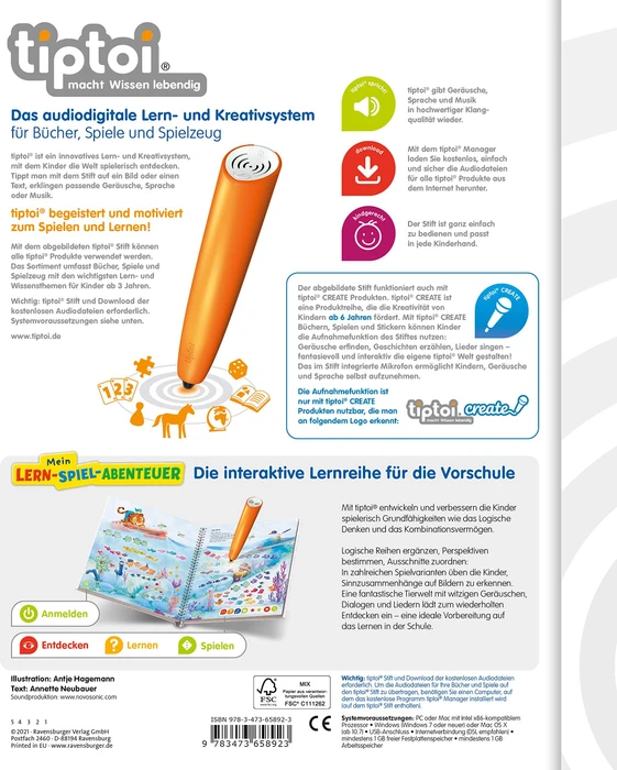 Ravensburger tiptoi Buch: Mein Lern-Spiel-Abenteuer: Logisches Denken