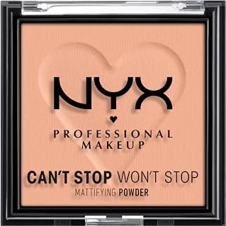 NYX Can't Stop Won't Stop Mattifying Powder Brightening Peach 13, 6g