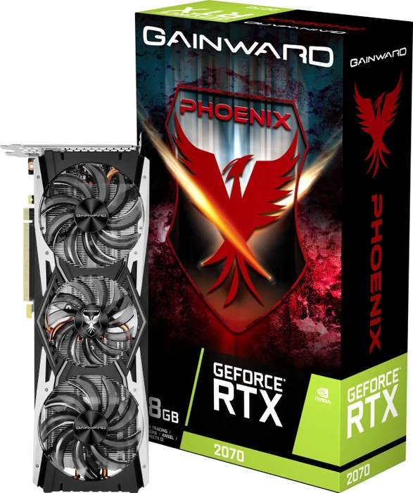 Gainward GeForce RTX 2070 Phoenix, 8GB GDDR6, HDMI, USB-C, 3x DP