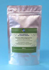 DRAK-Aquaristik Spirulina Mikroalgenpulver, Standbodenbeutel, 200g