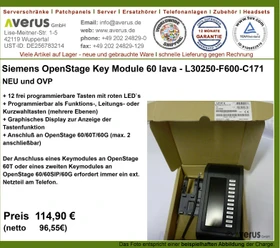Unify Openstage 40 Tastenerweiterung eisblau