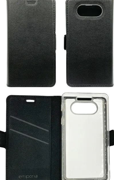 Emporia Book Case Leder für emporiaPURE LTE schwarz