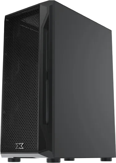 Xigmatek Gaming X, schwarz, Glasfenster