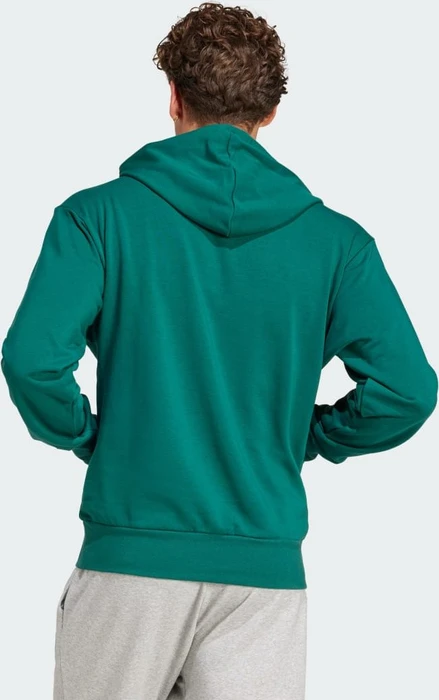 adidas Essentials Feelcozy French Terry Hoodie collegiate green/black (Herren)