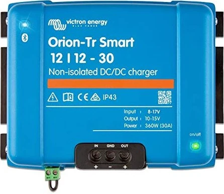 Victron Energy Orion-Tr Smart 12/12-30A Non-isolated DC-DC ch.
