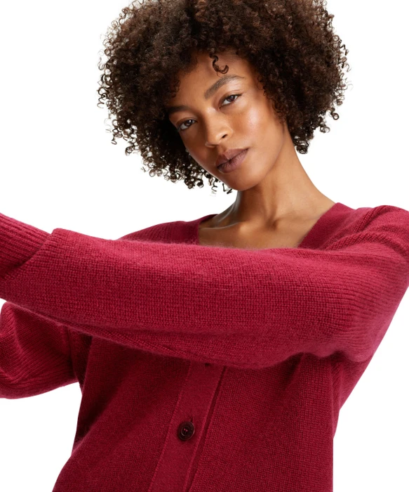Falke Basic Apparel Cardigan Strickjacke burgundy (Damen)