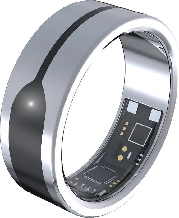 newgen medicals Fitness-Tracker Ring Größe 8 silber