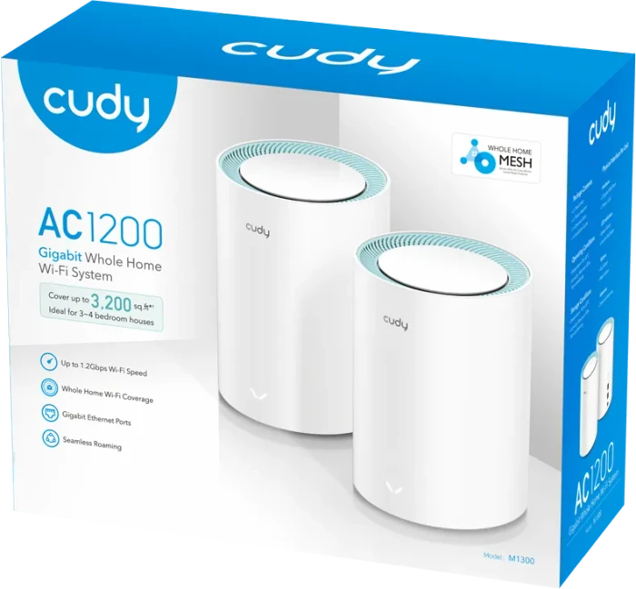 Cudy M1300, AC1200, 2er-Pack