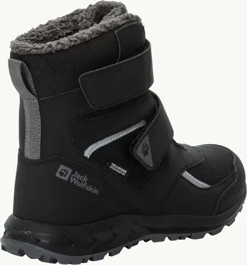 Jack Wolfskin Woodland Wt Texapore High schwarz (Junior)