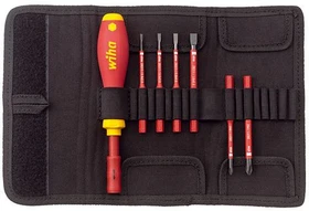Wiha SoftFinish electric slimVario 2831 T704 Starterset Bitset inkl. Tasche, 7-tlg.
