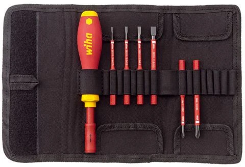 Wiha SoftFinish electric slimVario 2831 Bithalter-Schraubendrehersatz