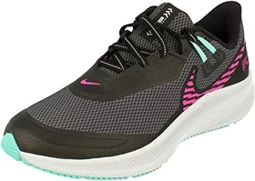 Nike Quest 3 Shield black/obsidian mist/aurora green/fire pink (Damen)