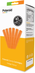 Polaroid3D Candy Cartridges essbares 3D-Druck Material mit Orangengeschmack Orange, orange, Stick, 120g, 40er-Pack