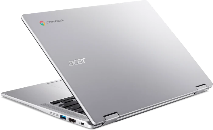 Acer Chromebook Spin 314 CP314-1HN-C11N, Sparkly Silver, Celeron N4500, 8GB RAM, 64GB Flash, DE